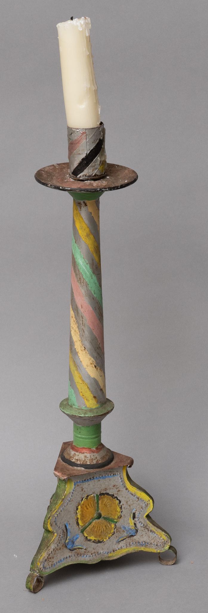 Hand-Painted Mexican Candlestick Holder (1 of 6)