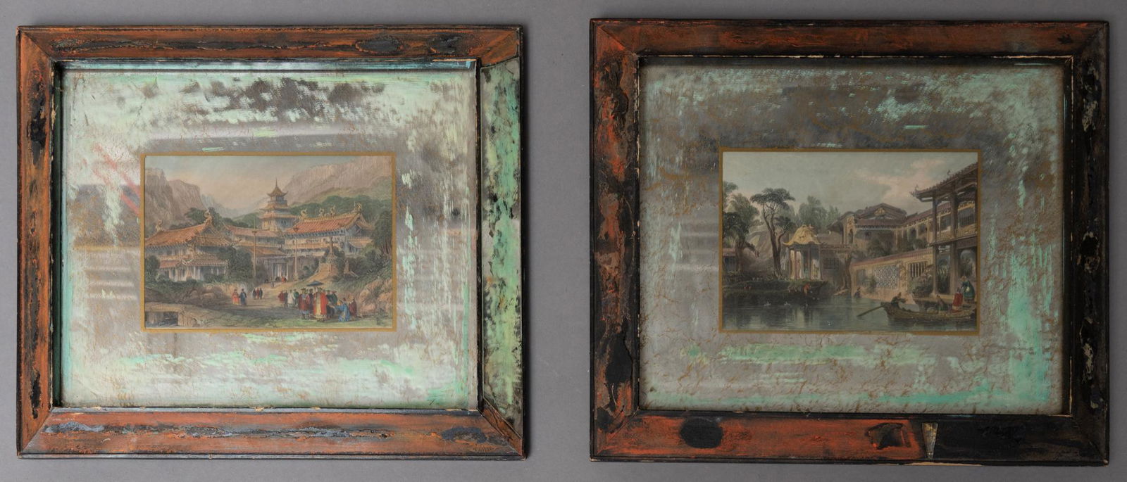 Pair of Illustrative Hand-Tinted Prints (1 of 9)