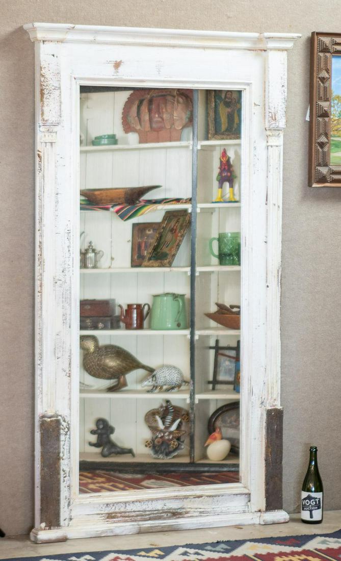 Rustic Full Length Mirror: Rustic wooden framed full length mirror 75"h x 40"w x 3"d We happily provide seamless shipping services on everything we sell. Please email us at shipping@vogtauction.com or call 210-971-5750 for mo