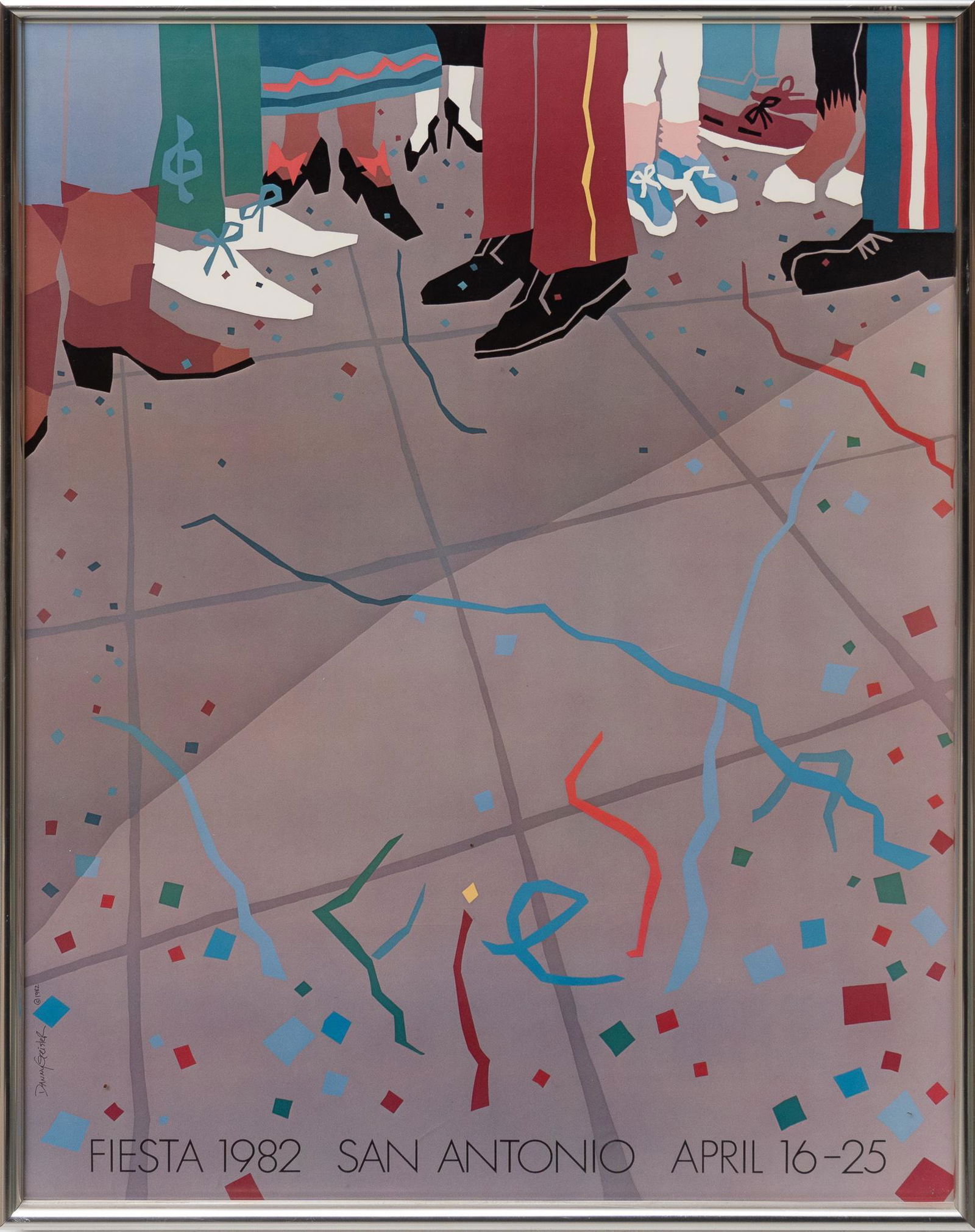 1982 San Antonio, TX Fiesta Poster (1 of 3)