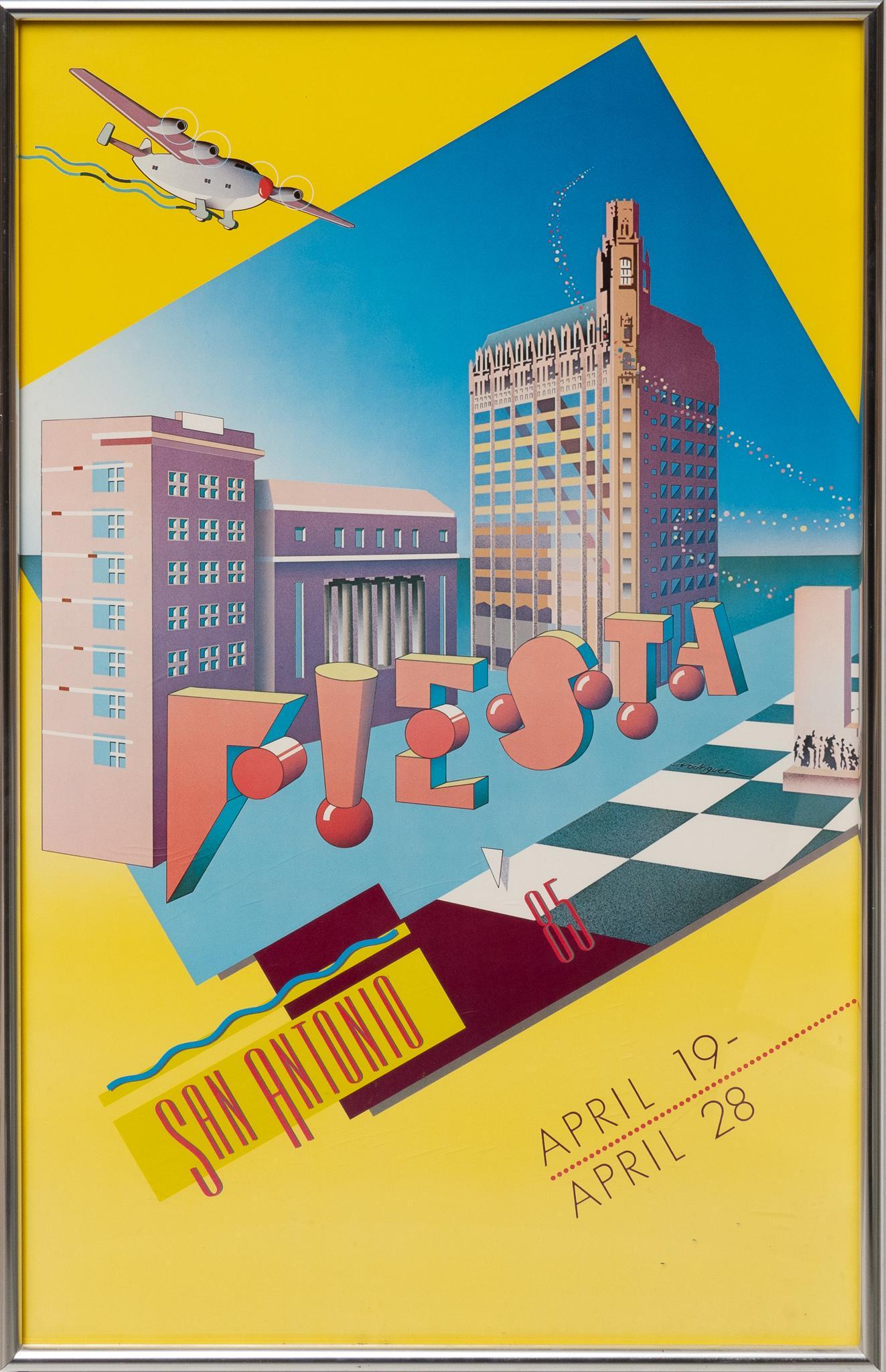 1985 San Antonio, TX Fiesta Poster (1 of 3)