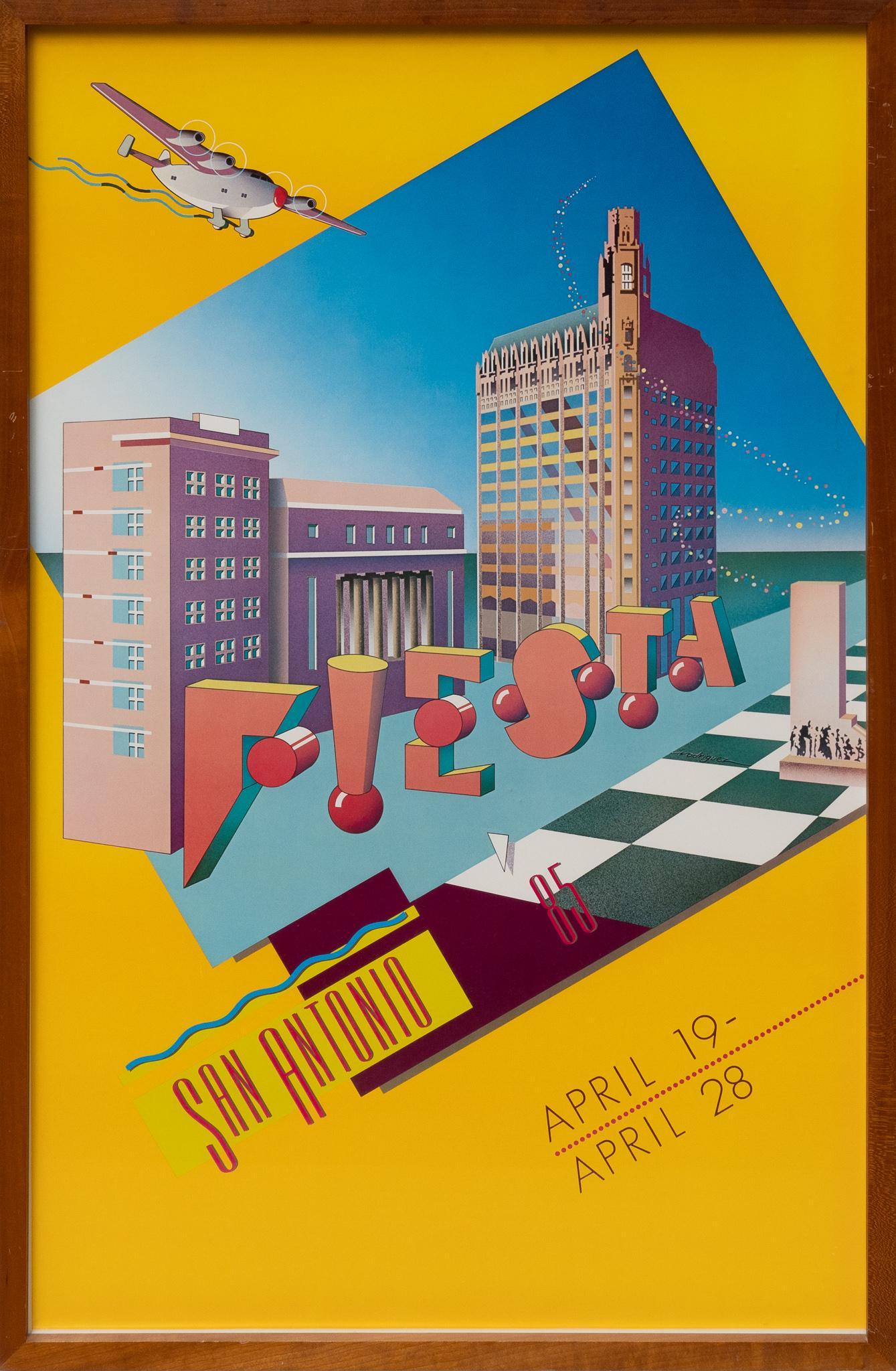 1985 San Antonio, TX Fiesta Poster (1 of 3)