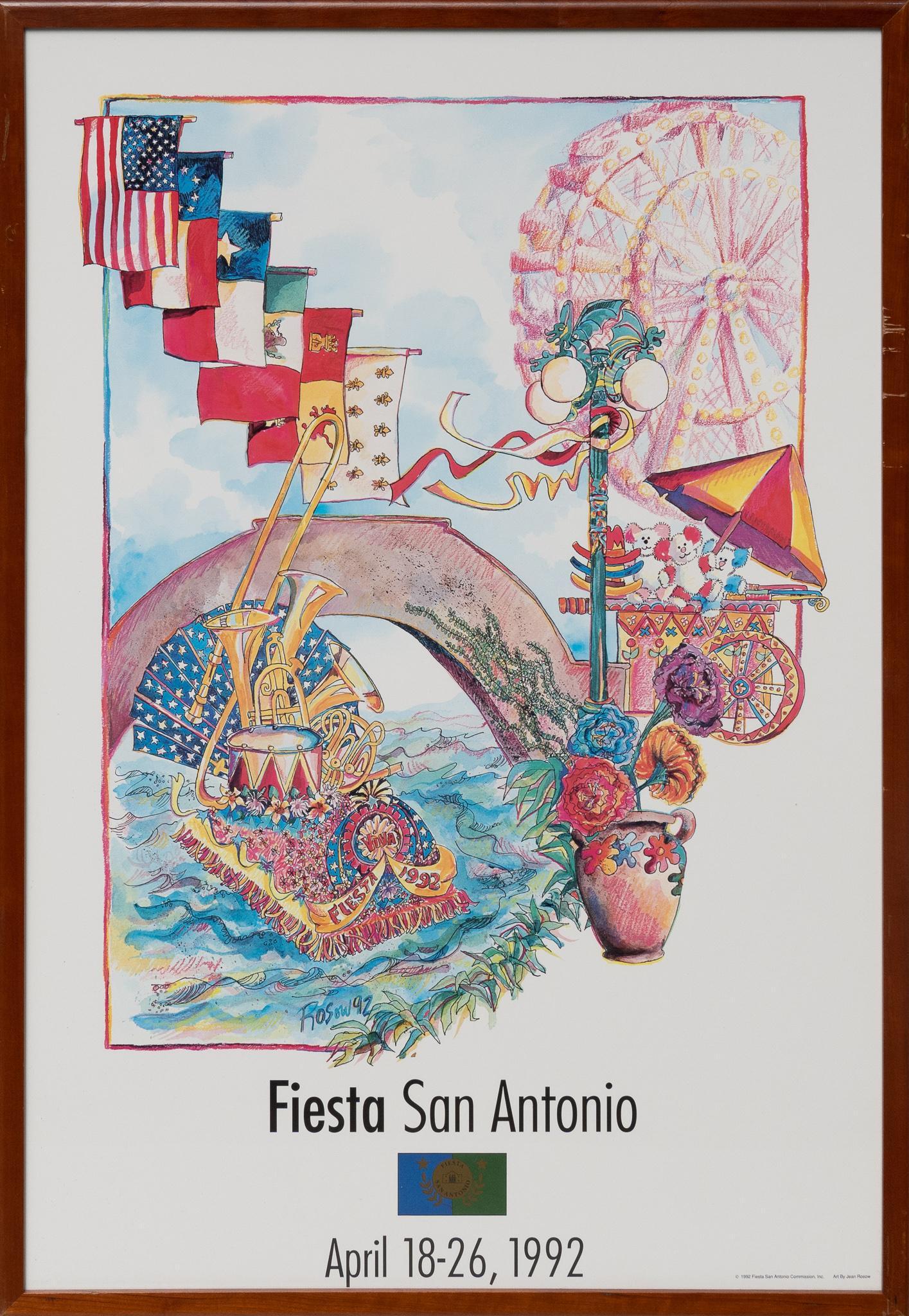 1992 San Antonio, TX Fiesta Poster (1 of 3)