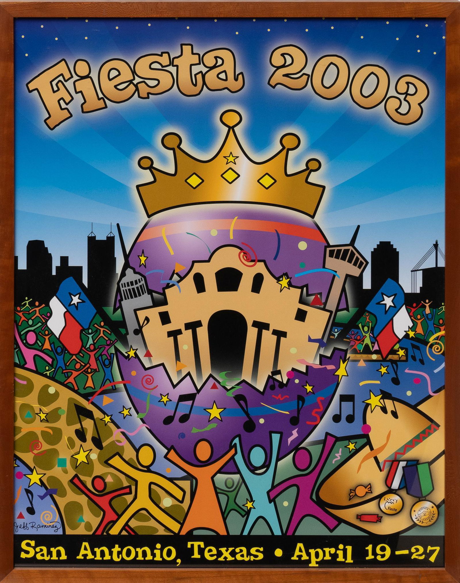 2003 San Antonio, TX Fiesta Poster (1 of 5)