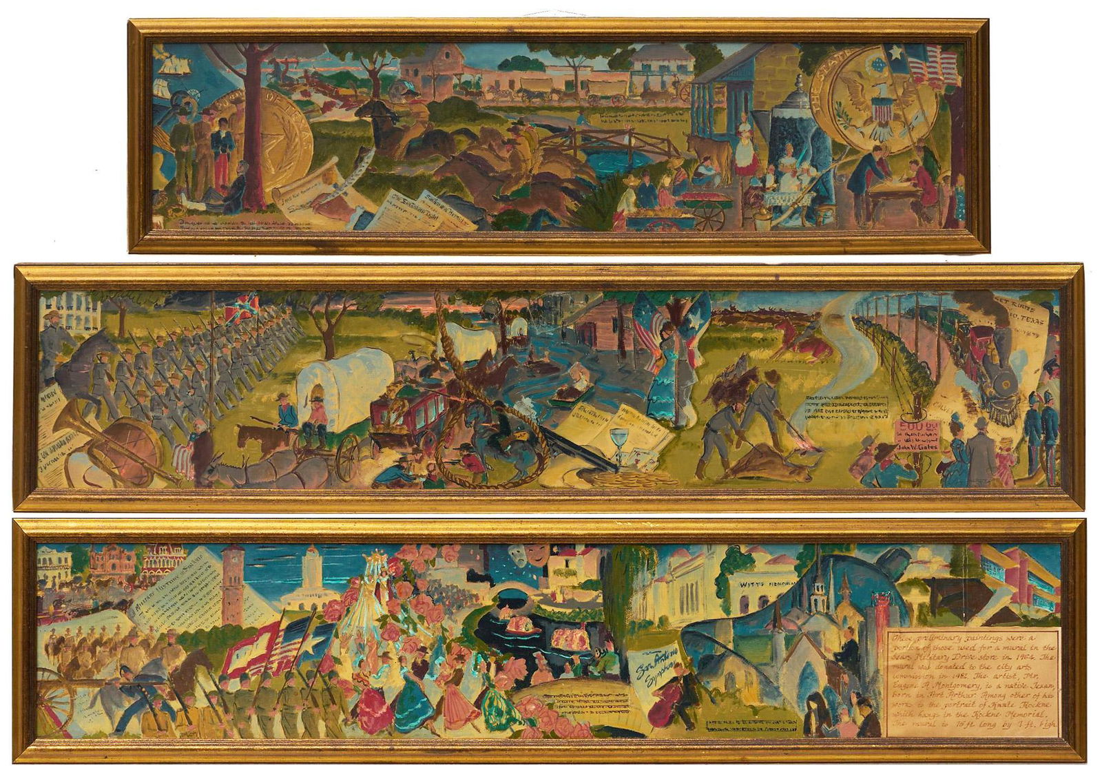 Eugene Montgomery (1905-2011), "The San Antonio Story" (1 of 13)