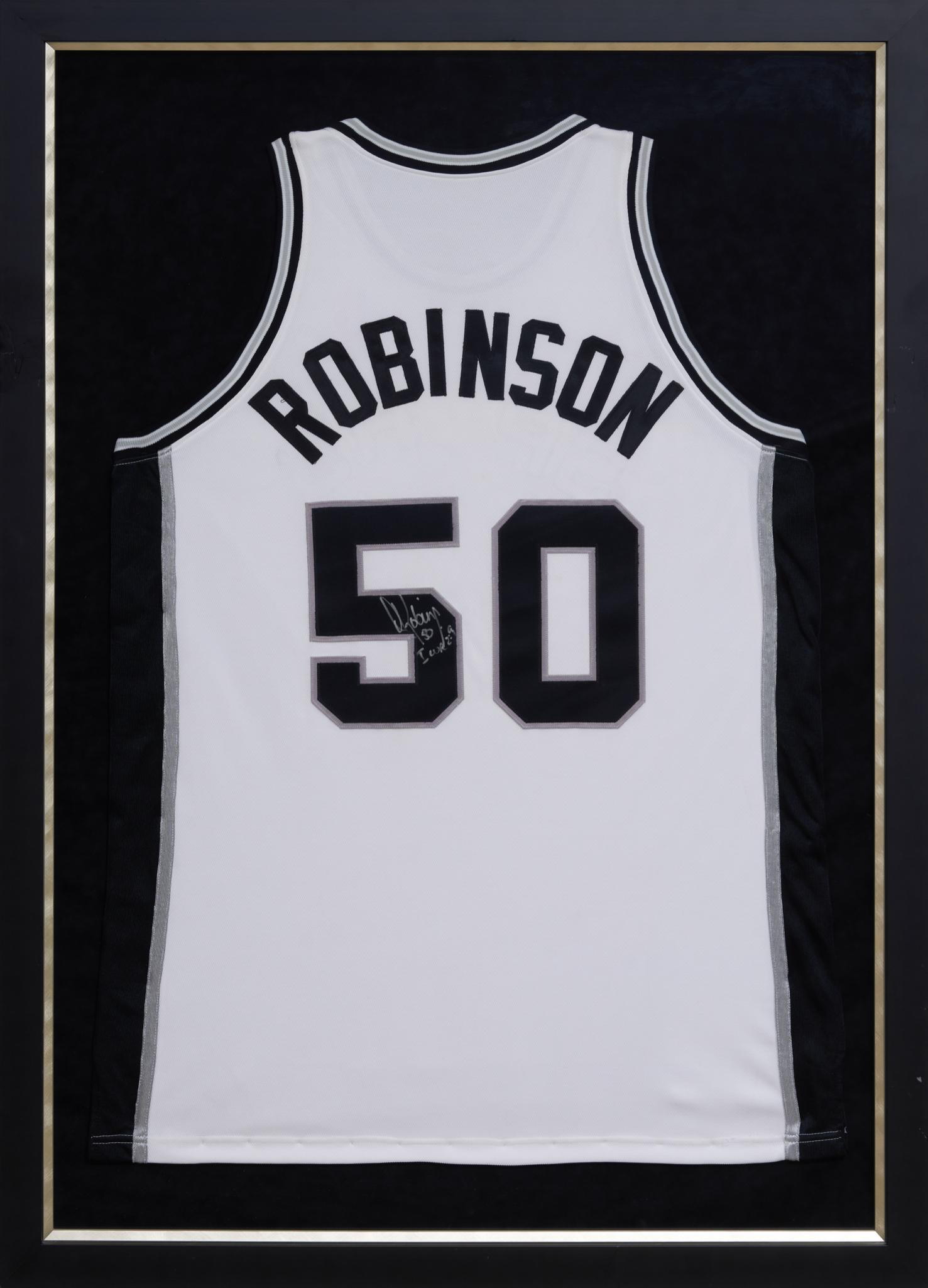 David Robinson, Signed Spurs (San Antonio, TX) Jersey (1 of 3)