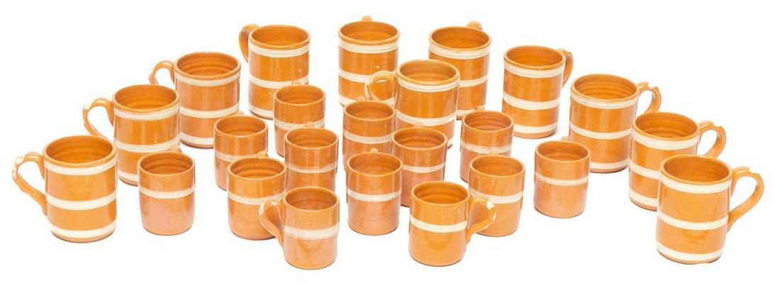 (24) Vintage Mexican Terracotta Mugs (1 of 6)