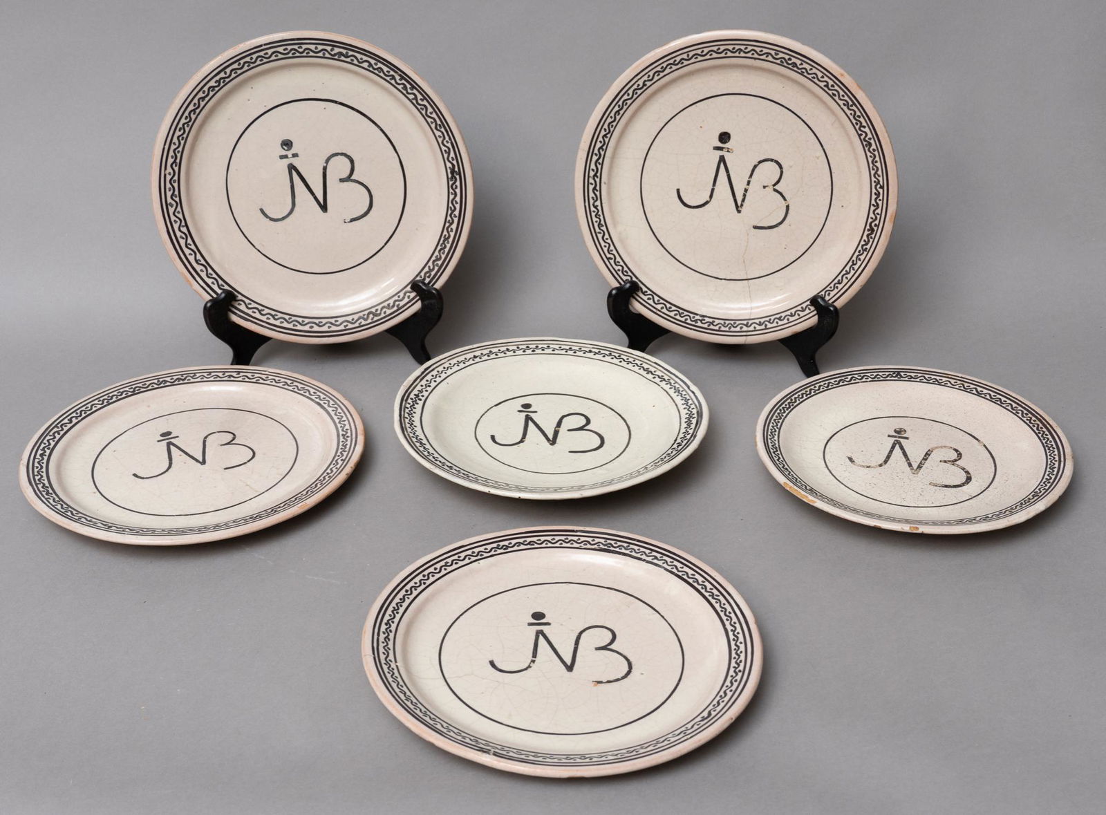 Set of (6) Puebla Ceramic Plates (1 of 7)