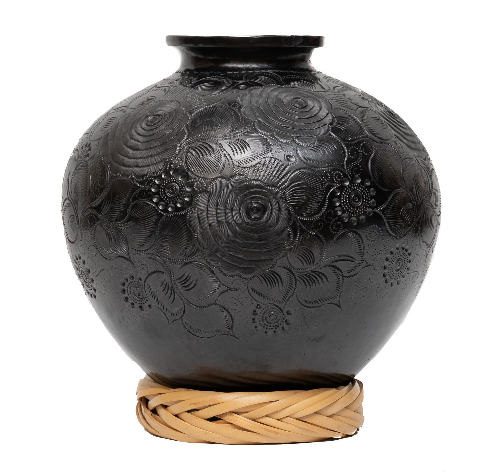Oaxacan Barro Negro Vase (1 of 6)