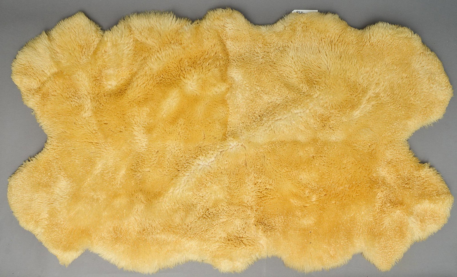 Vintage Sheepskin Taxidermy Rug: Vintage sheepskin taxidermy rug 72"h x 42"w Provenance: The Collection of Chris Hill (San Antonio, TX) We happily provide seamless shipping services on everything we sell. Please email us at shipping@