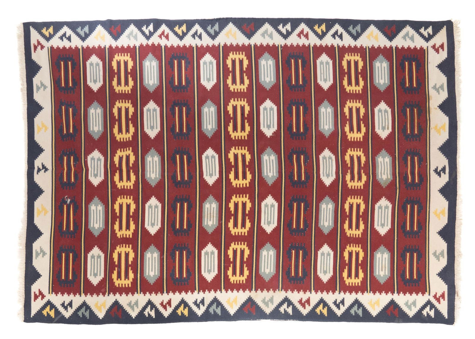 Moroccan Kilim Style Rug, 12' x 8'1" (1 of 3)