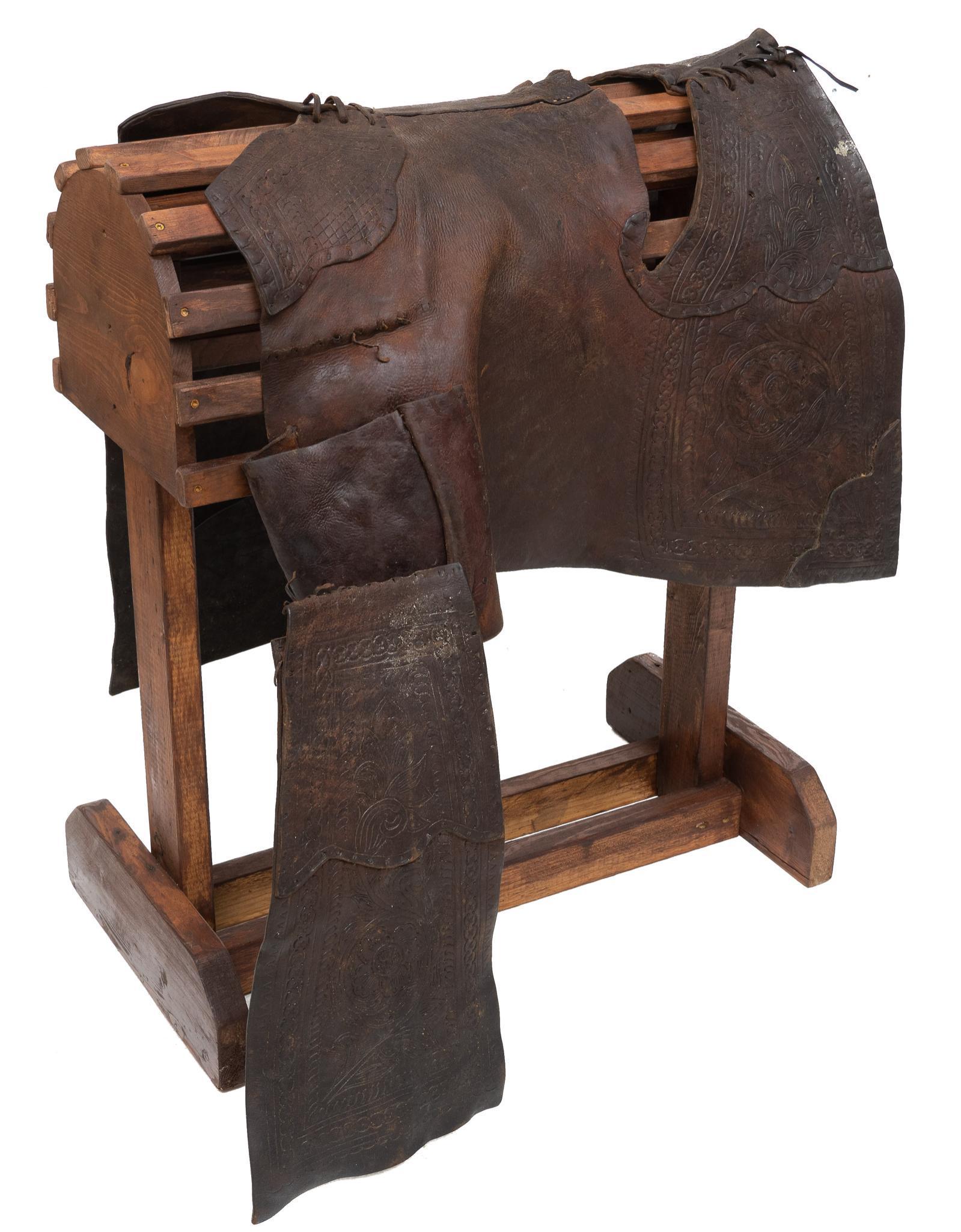 Rare 19th C. Mexican Armas Saddle (1 of 10)
