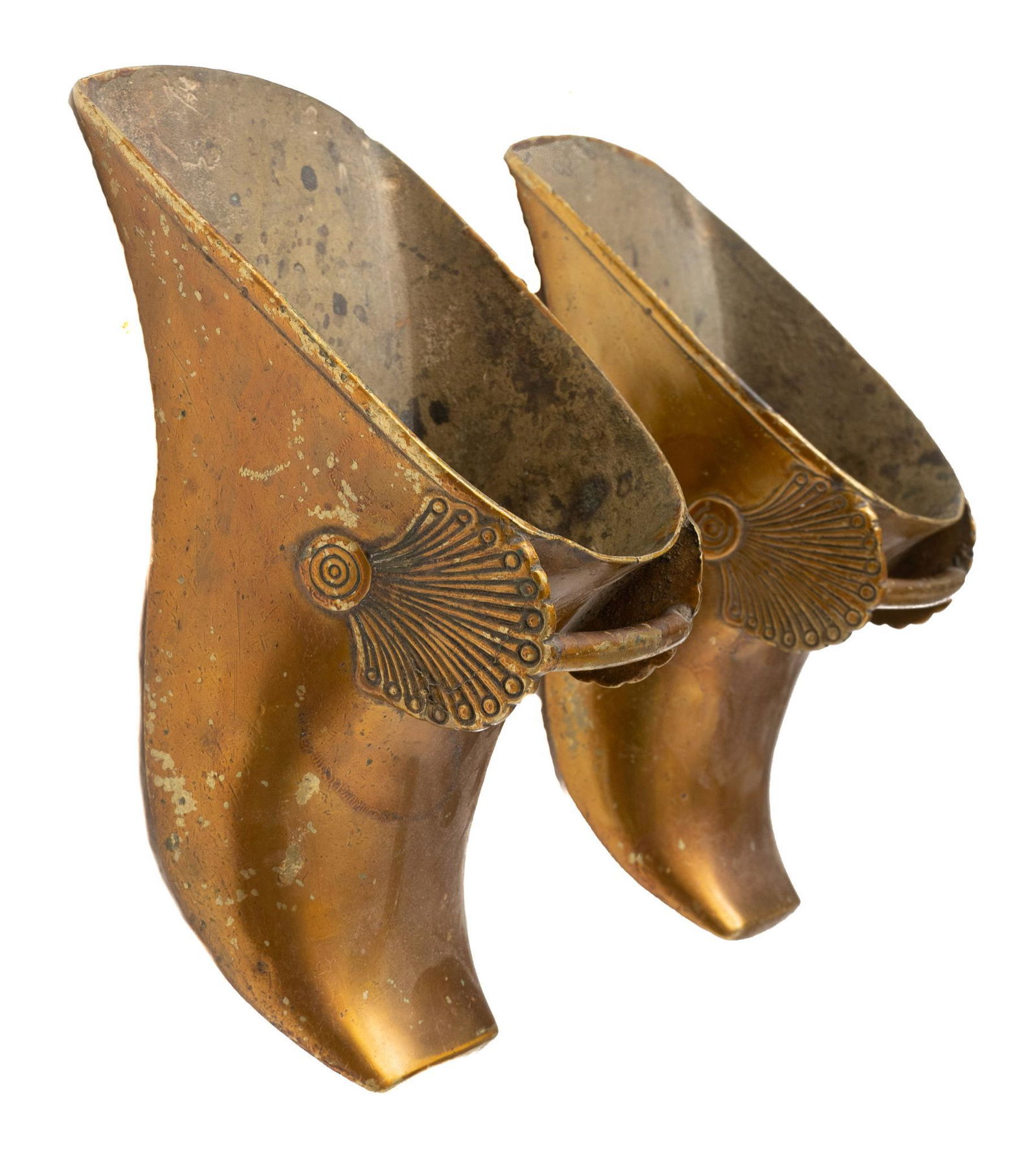 Spanish Colonial Style Brass Conquistador Stirrups (1 of 3)