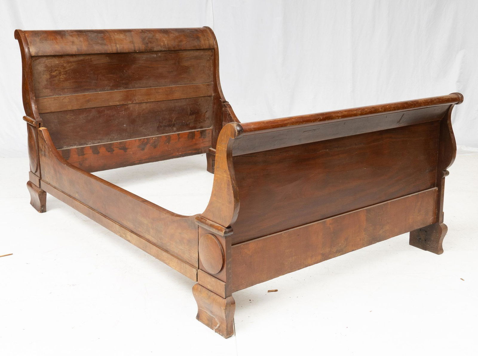 Vintage Sleigh Bed Frame (1 of 3)