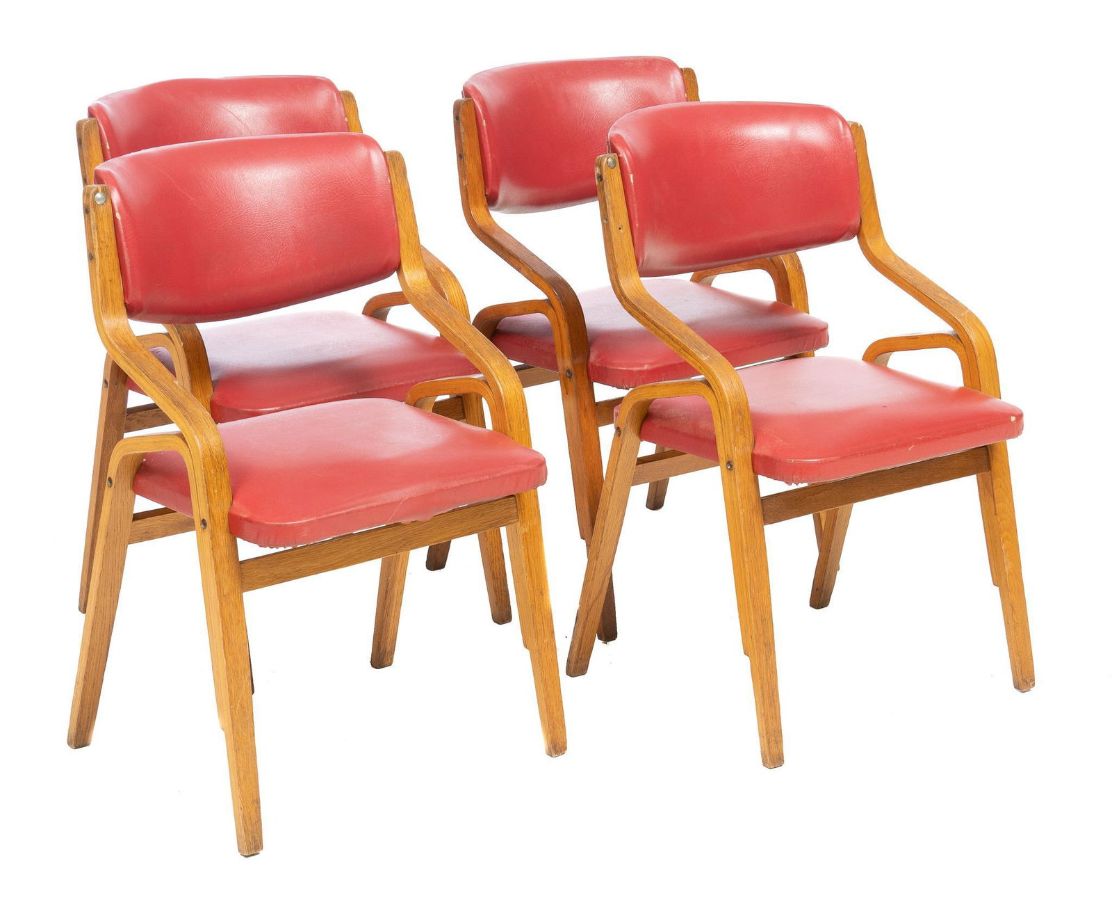 Set of (4) Mid-Century Dining Chairs (1 of 3)