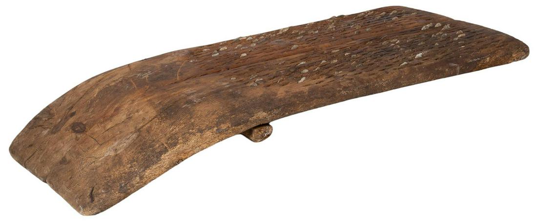 Primitive Wooden and Stone Plow (1 of 2)