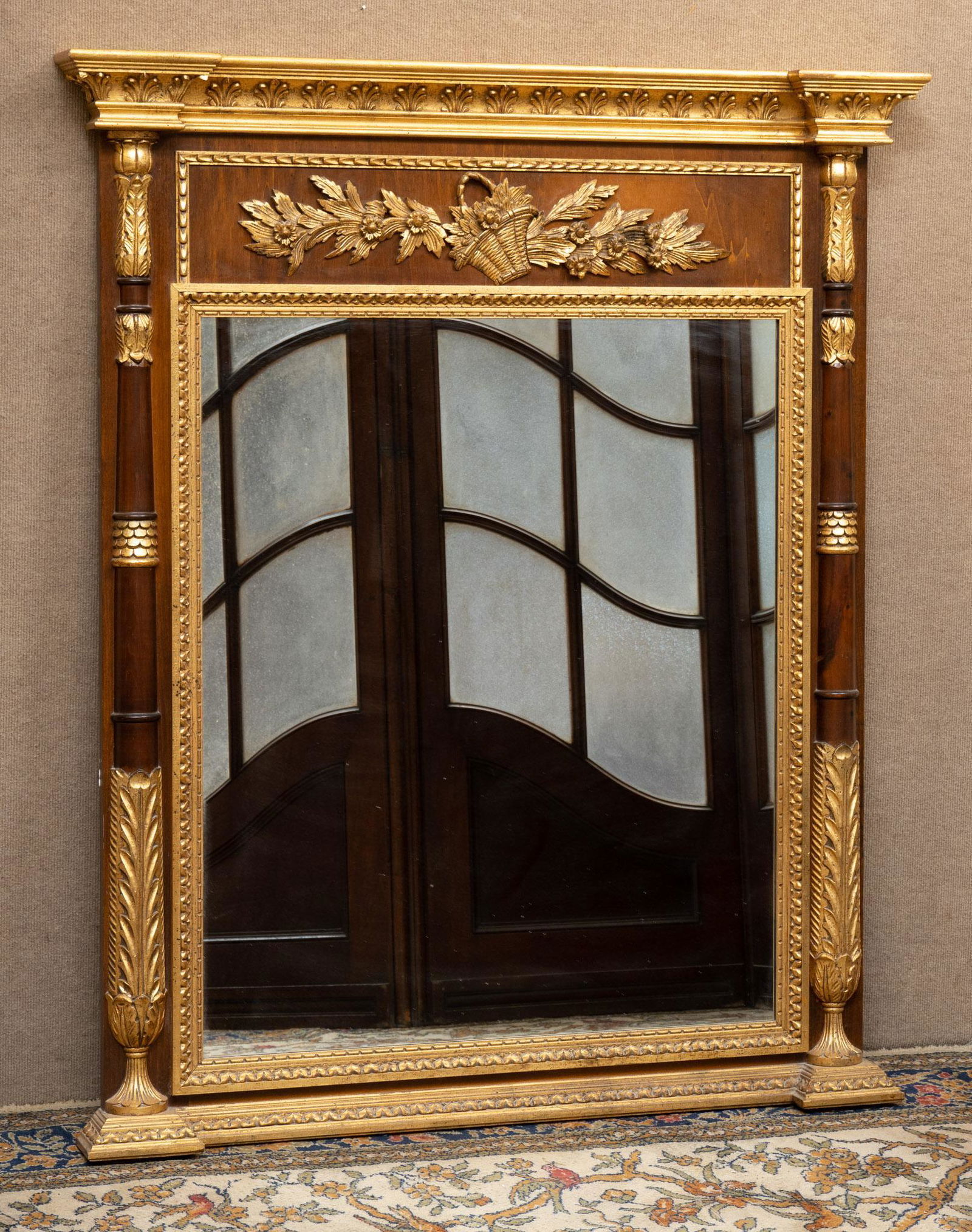 French Empire Style Wall Mirror (1 of 3)