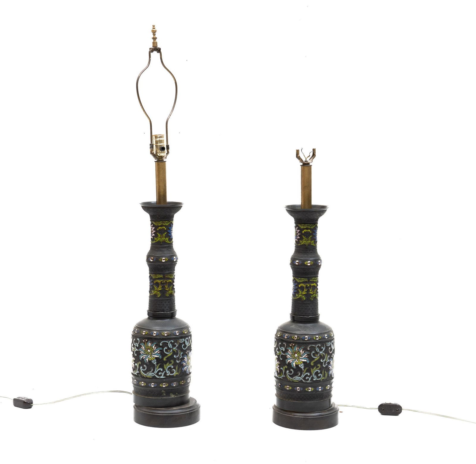 Pair of Handpainted Table Lamps (1 of 6)