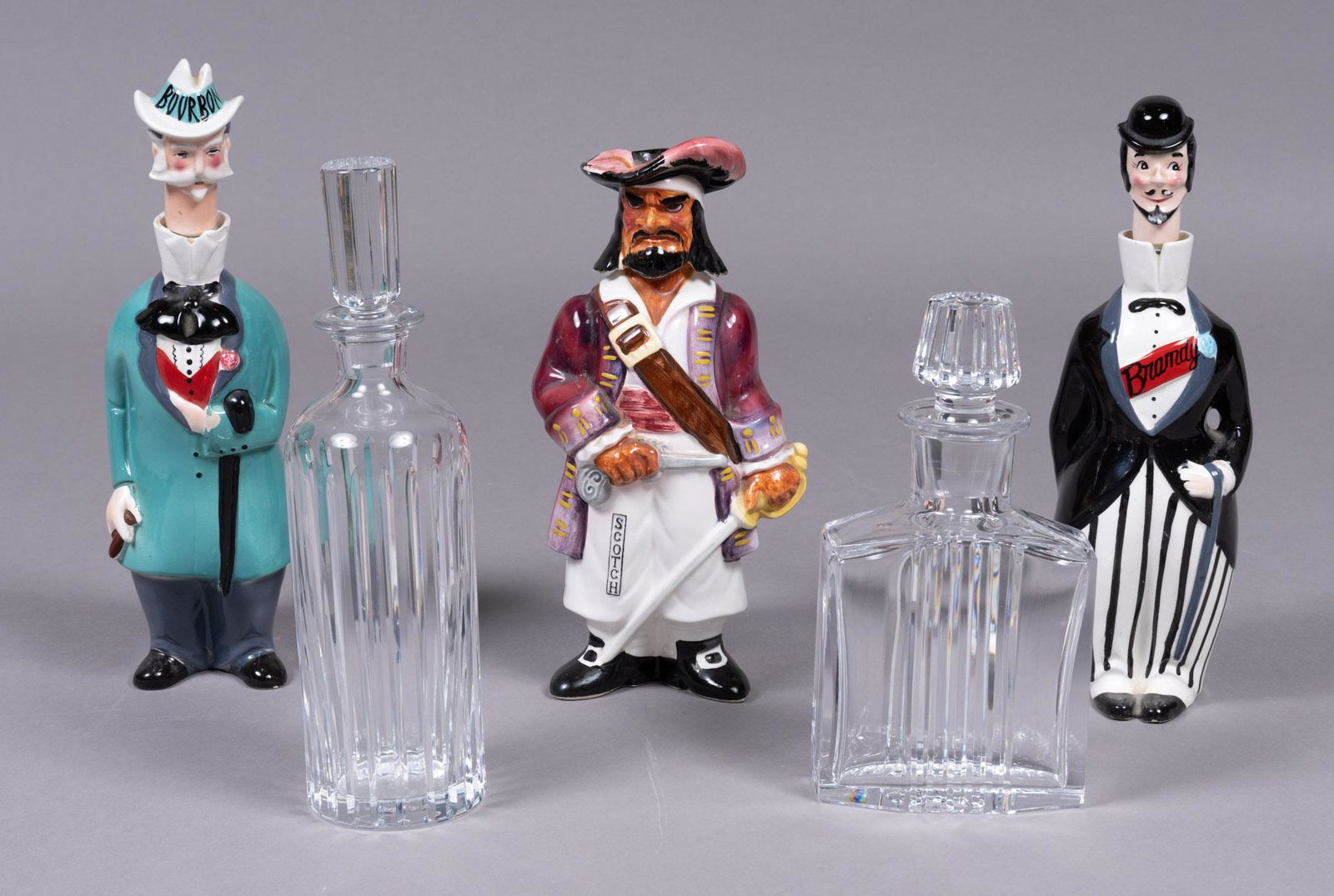 Collection of (5) Decanters (1 of 6)