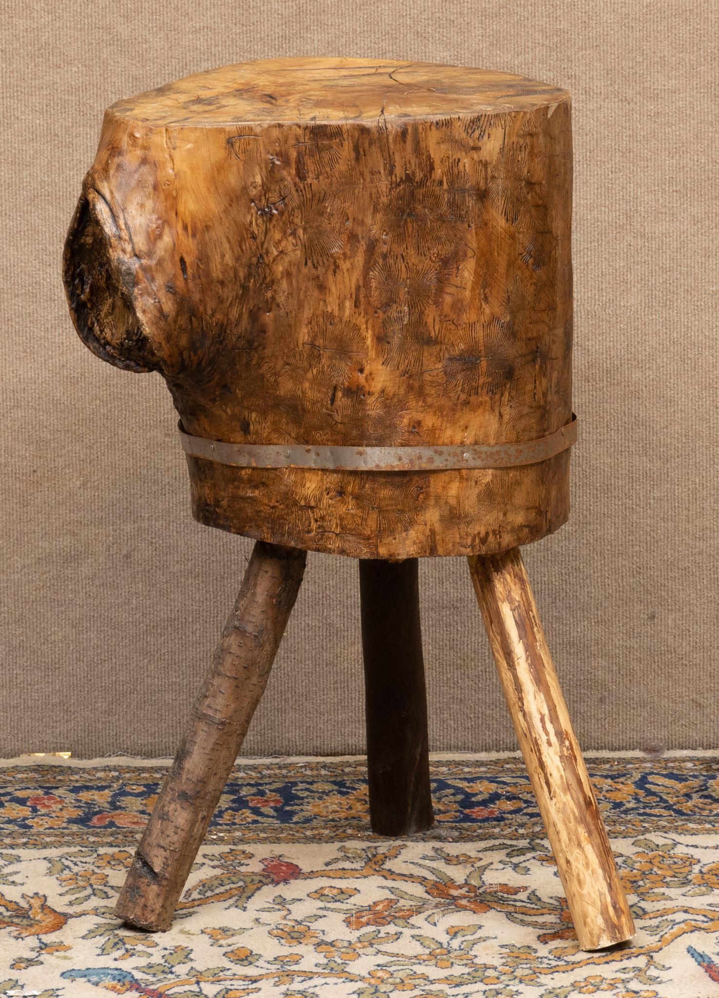 Primitive Butcher's Block, Approx. 70 Pounds (1 of 3)