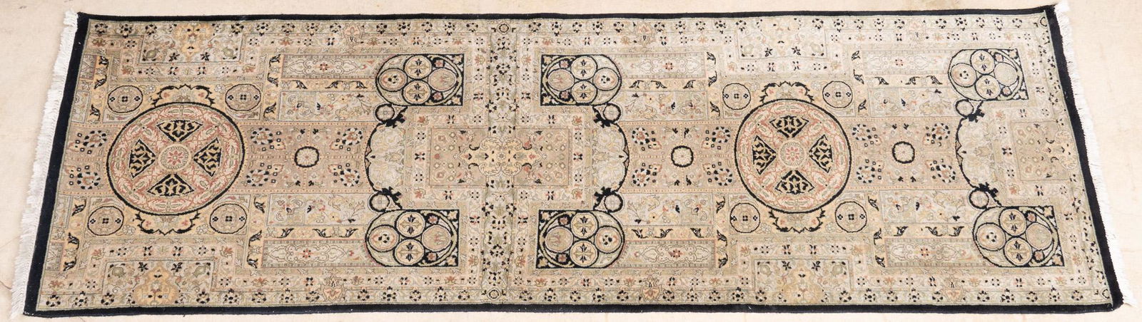 Hand-Woven Chinese Style Runner Rug, 2' 7" x 8' (1 of 2)