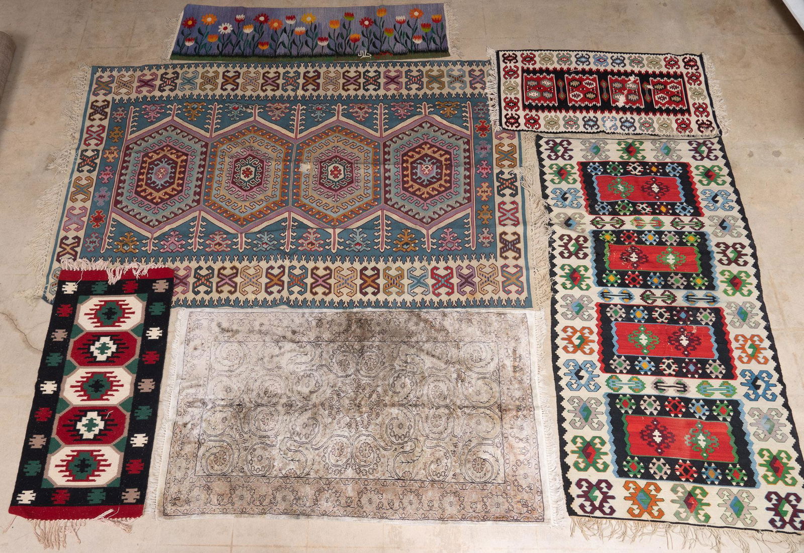 Collection of  (6) Hand-Made Rugs (1 of 11)