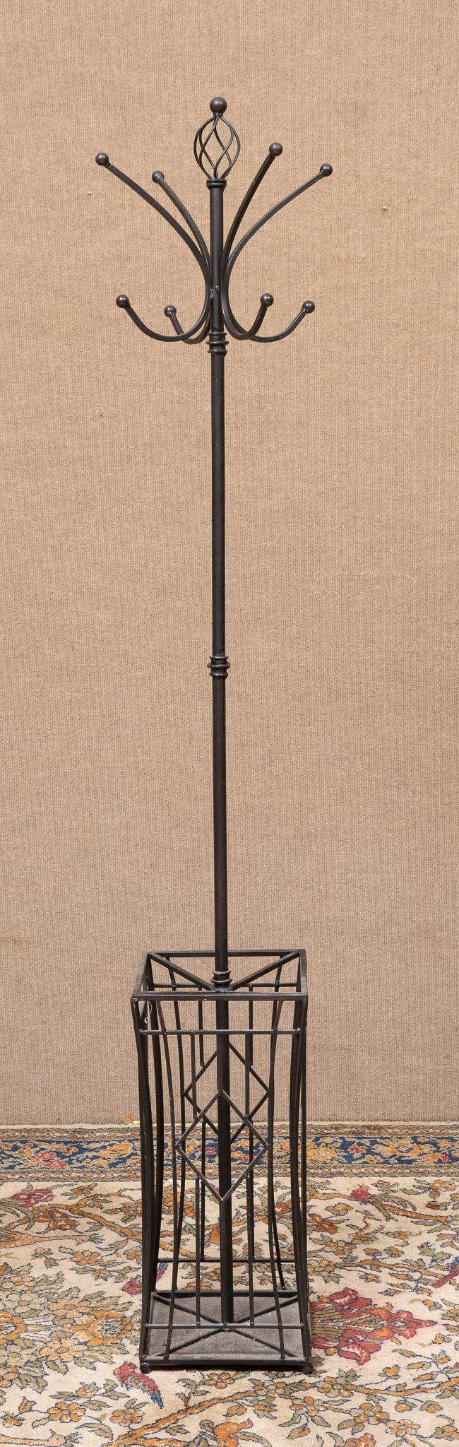 Metal Finial Coat Hanger (1 of 3)