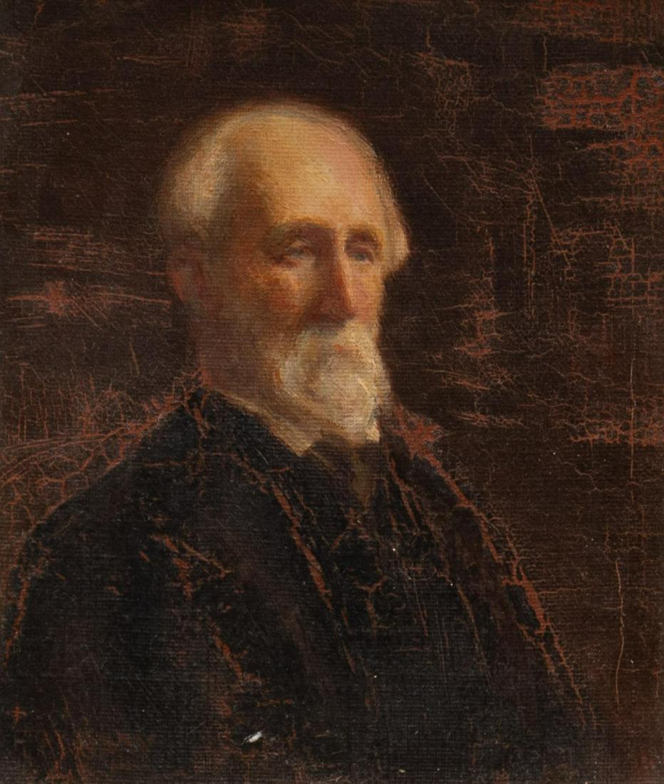 Old Man's Portrait , Oil on Board (1 of 4)