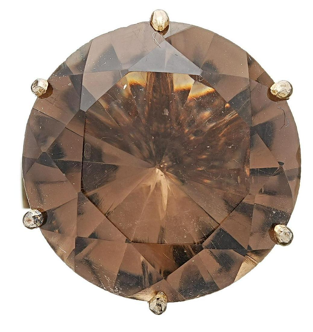 Vintage Smoky Citrine 14k Gold Ring (1 of 3)