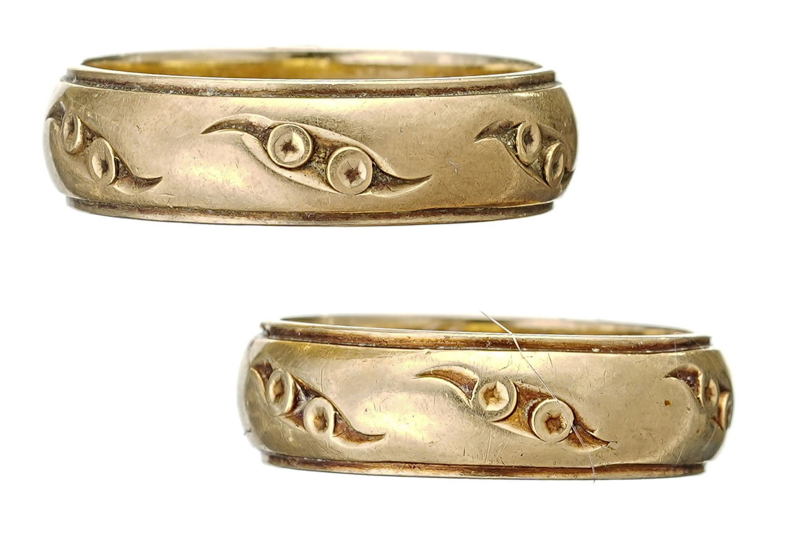 Vintage 14k Gold Wedding Band Set (1 of 3)