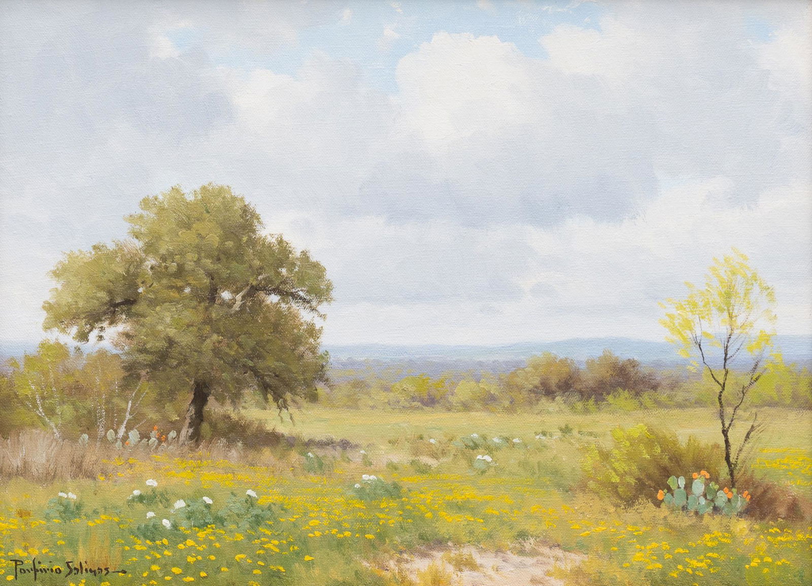 Porfirio Salinas (1910-1973), "Spring in the Hills" (1 of 5)