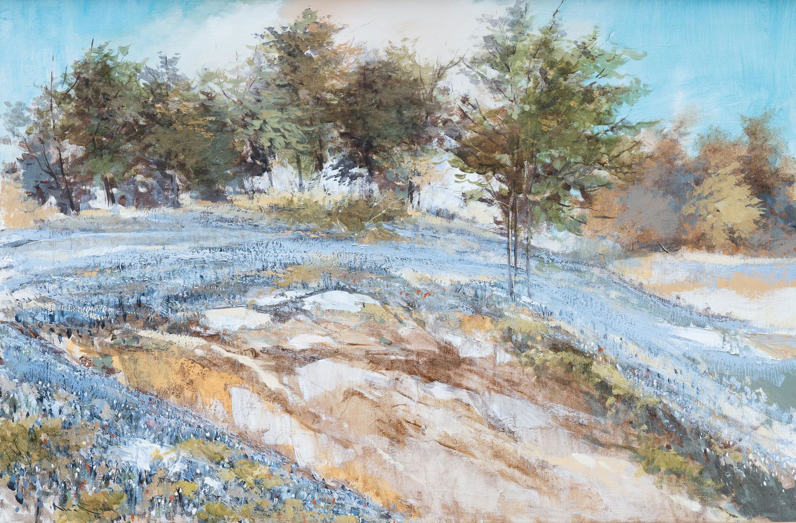 Walter Edwin McCown (1932-1994), Bluebonnet Landscape (1 of 4)