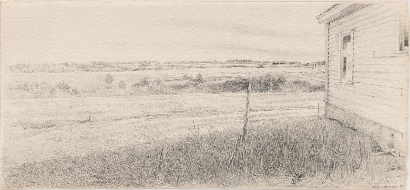 Carl Rice Embrey (b. 1938), "East-Hamilton", 1989 (1 of 5)