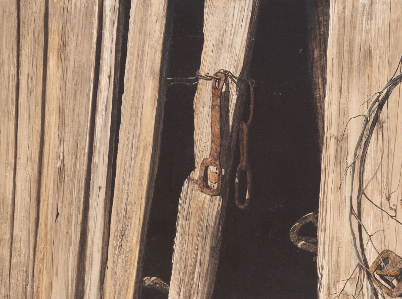 Carl Rice Embrey (b. 1938), "The Latch", 1969 (1 of 4)