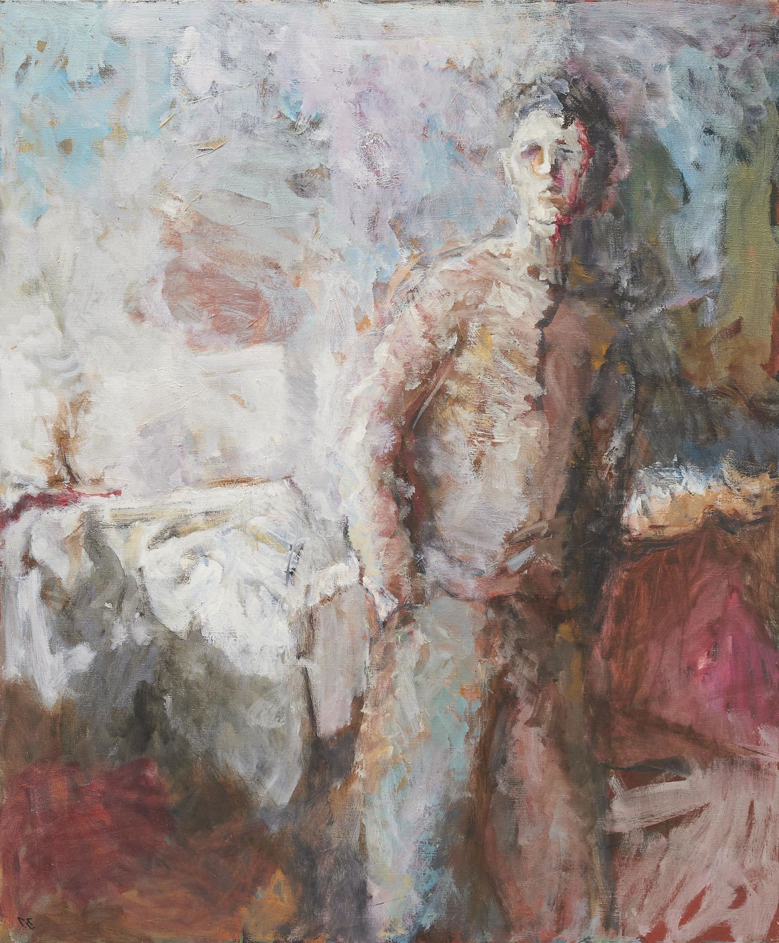 Carl Rice Embrey (b. 1938), "Man with Environment" (1 of 6)