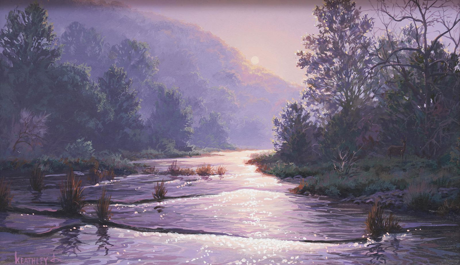 Mark Keathley (b. 1963), "Hill Country Morning", 1989 (1 of 5)