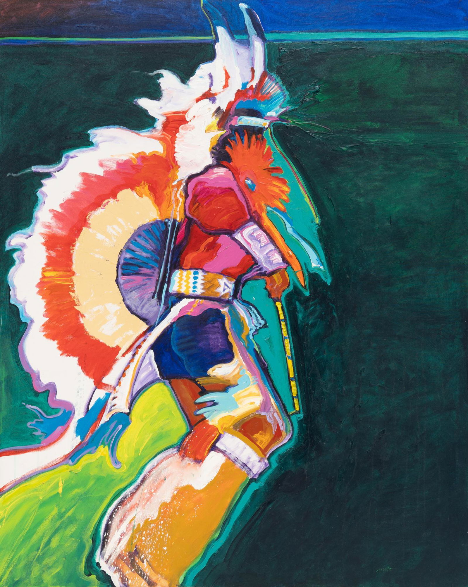 John Nieto (1936-2018), Dancing Warrior, 1984 (1 of 5)