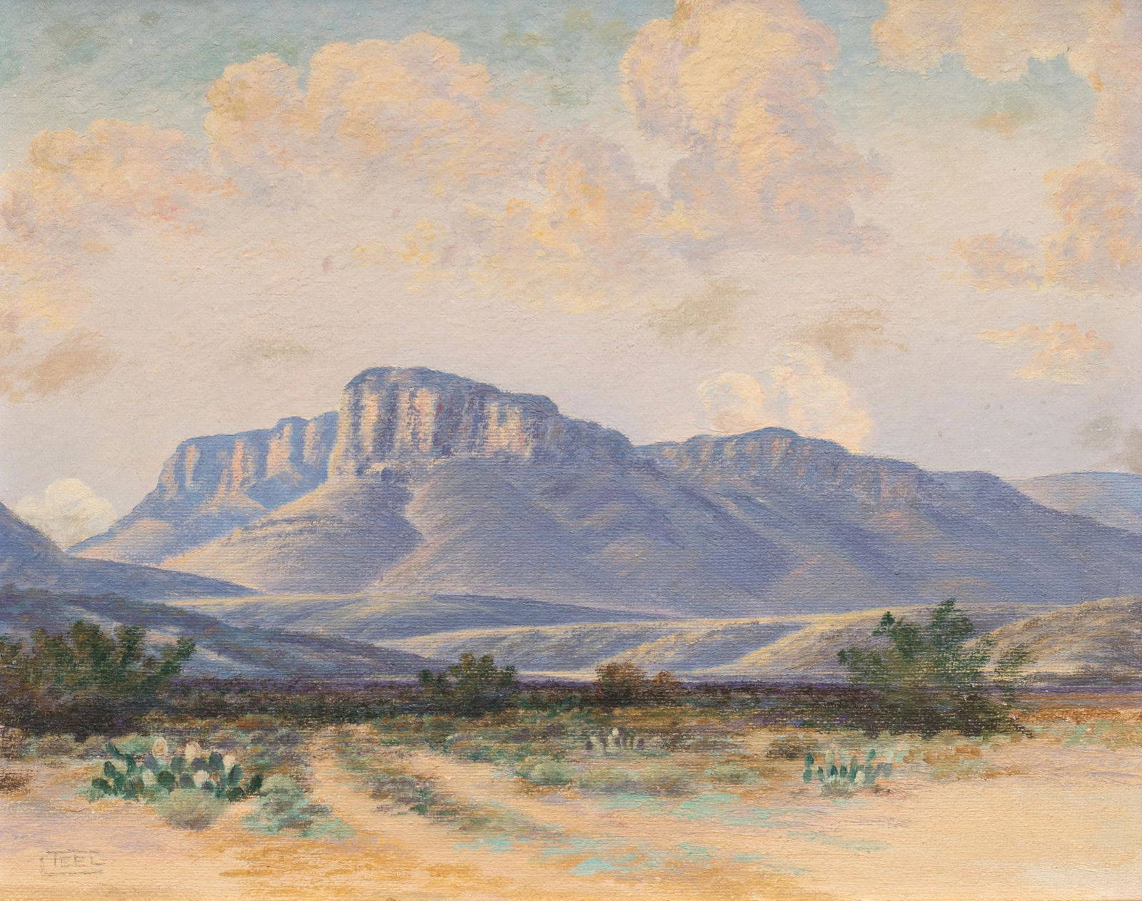 Lewis Teel (1883-1960), West Texas Canyon (1 of 5)