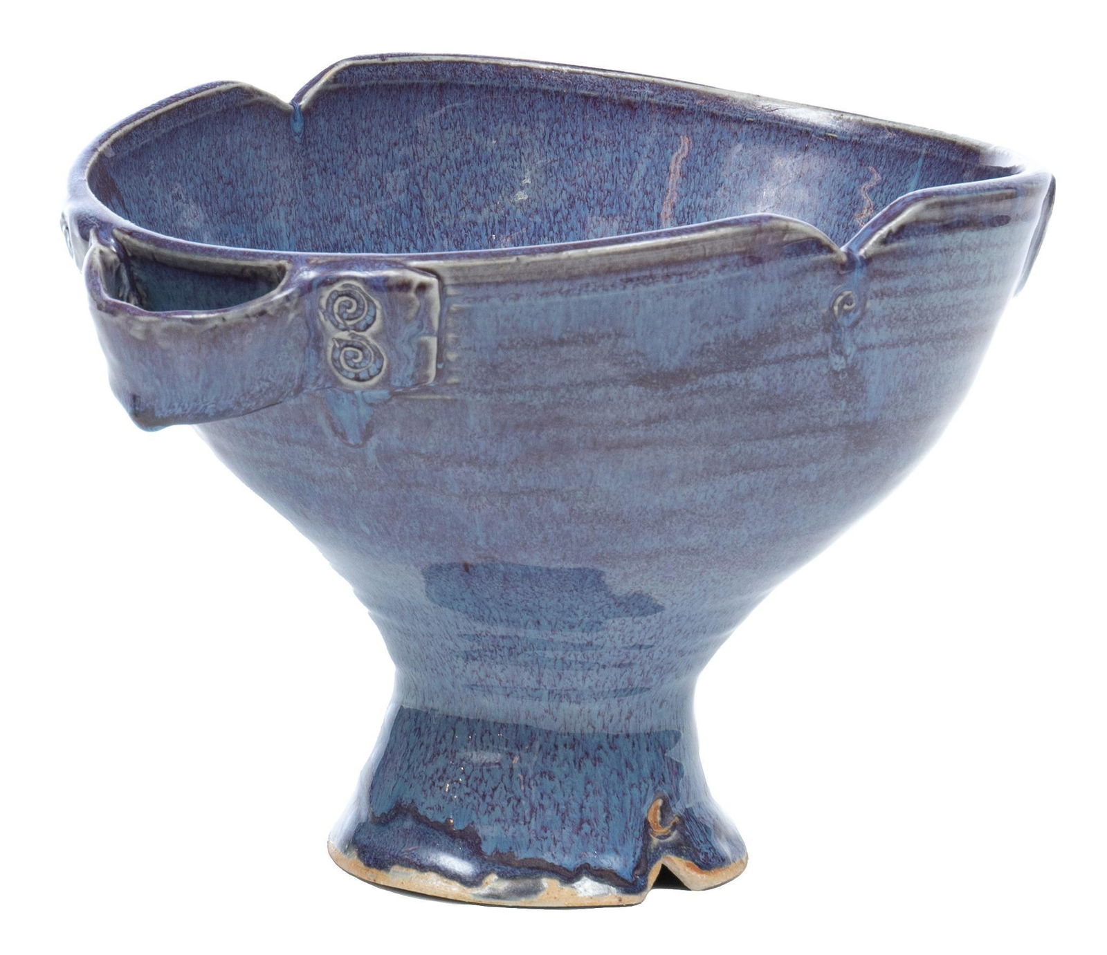 Nancy Pawel (1928-2021), Purple Compote with Handles (1 of 4)