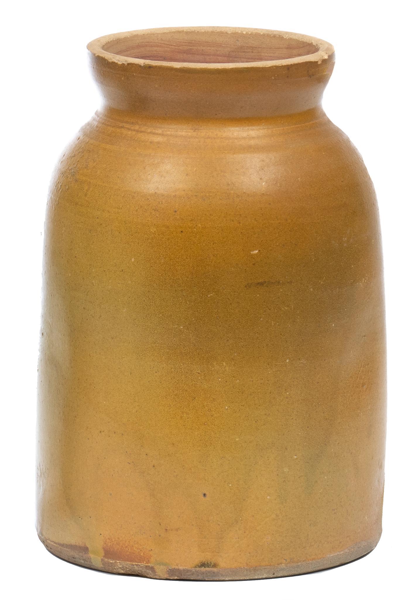 Meyer Pottery (Atascosa, TX), 1 Gallon Preserve Jar (1 of 2)