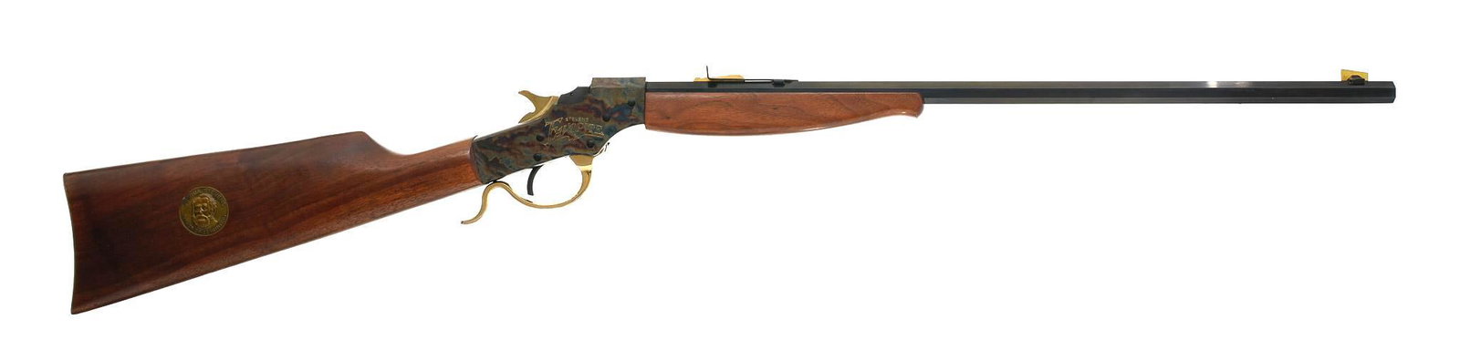 Stevens Favorite Model 71 .22LR Falling-Block Rifle: Serial: 13651 SF Manufacturer: Savage Arms (c. 1971) Model: Stevens Favorite Model 71 Caliber: .22LR Barrel length: 22" Condition: Very Good; wood stock has little to no handling marks; barrel has