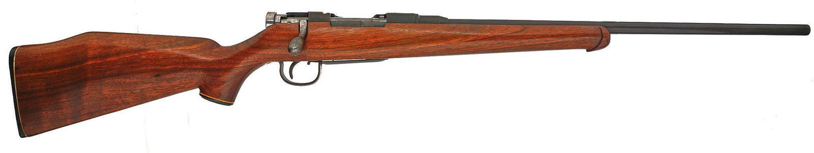 Sporterized Arisaka Type 99 7.7x58mm Bolt-Action Rifle: Serial: 44929 Manufacturer: Arisaka/ Toyo Kogyo Arsenal, Japan Model: Type 99 Sporter Caliber: 7.7x58mm Barrel length: 22" Condition: Fair; wood stock has light handling marks; barrel & receiver have 