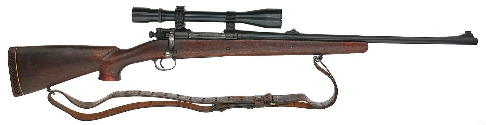 GSA 1942 Sharpshooter Springfield 1903 .30-06SPRG Bolt-Action Rifle: Serial: 1286519 Manufacturer: Springfield/ Golden State Arms Corporation Model: 1903 Sporter/1942 Sharpshooter Caliber: .30-06SPRG Barrel length: 22" Condition: Good; wood stock has light handling