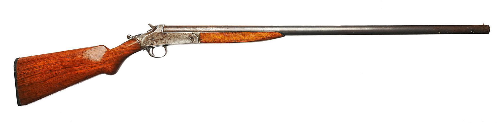 Meriden Firearms "Special" 12-Gauge Single-Shot Shotgun: Serial: A208951 Manufacturer: Meriden Firearms Co. (c. 1905-1915) Model: Special Caliber: 12 Ga. Barrel length: 30" Condition: Good; wood stock has light handling marks, but has been revarnished; 