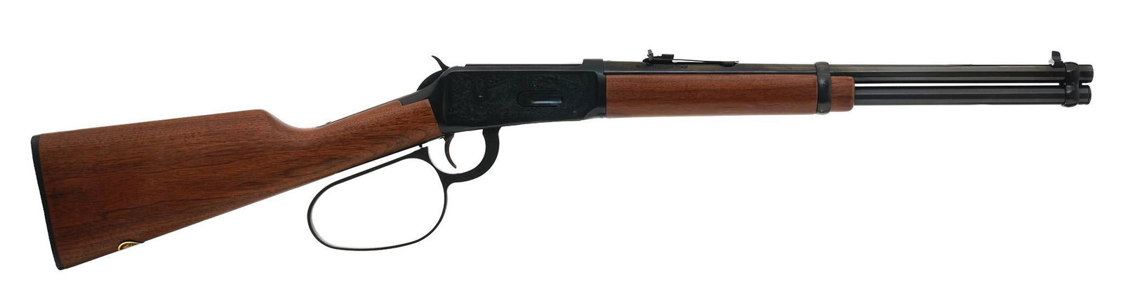 Winchester Model 94 Wrangler .32WIN SPL Lever-Action Carbine: Serial: 5107460 Manufacturer: Winchester Model: 94 Wrangler Caliber: .32WIN SPL Barrel length: 16" Condition: Very Good; wood stock has little to no handling marks; barrel & frame have little 