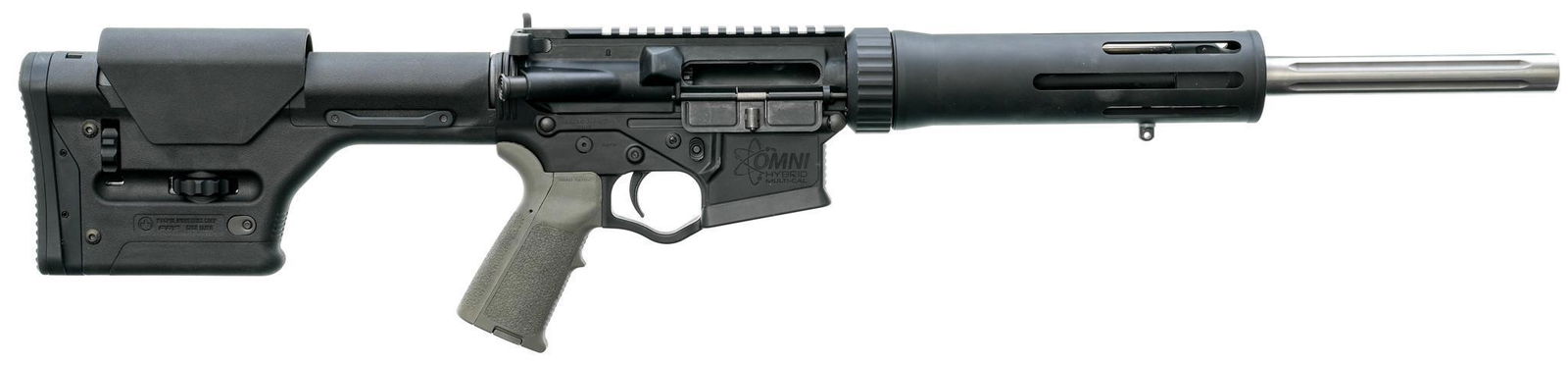 Custom ATI/M1S AR-15 5.56x45mm Semi-Auto Rifle: Serial: AN006891 Manufacturer: American Tactical Imports/ Model 1 Sales Model: Custom AR-15 (Custom by Steve Kline) Caliber: 5.56x45mm Barrel length: 16" Condition: light handling marks throughout