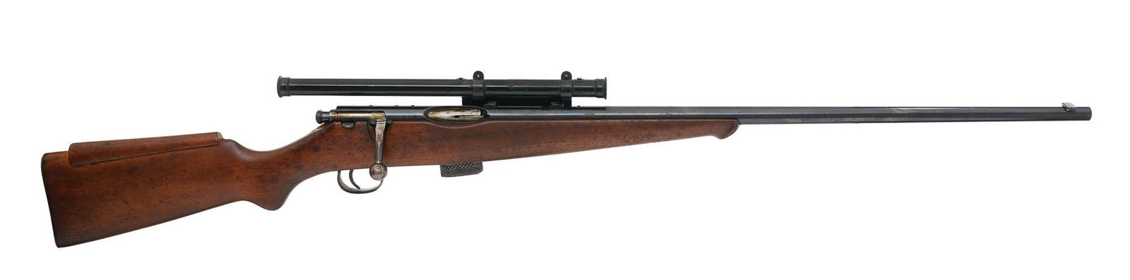 Savage Sporter .25-20Cal Bolt-Action Rifle: Serial: 62421 Manufacturer: Savage Arms Corp. Model: Savage Sporter Caliber: .25-20Cal Barrel length: 24.75" Condition: Good; wood stock has light wear/handling marks; barrel & receiver have l