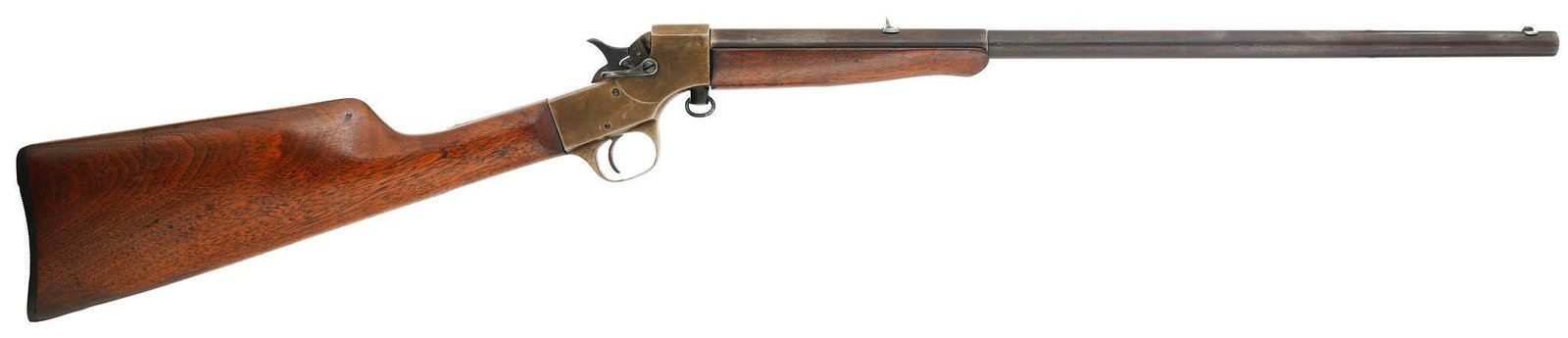 J. Stevens Crack-Shot .22LR Falling-Block Rifle: Serial: L 995 Manufacturer: J. Stevens Arms & Tool Co. (c. 1900-1913) Model: Crack-Shot Caliber: .22LR Barrel length: 20" Condition: Good; wood stock has light handling marks; barrel & rec
