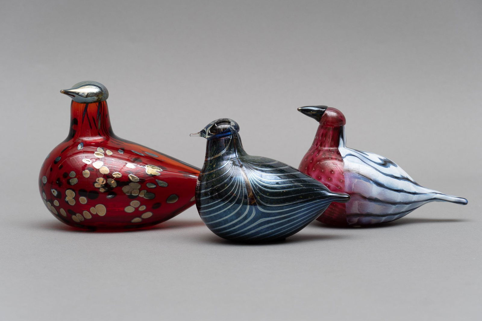 Birds By Oiva Toikka Blue Magpie Iittala Finland Art Glass