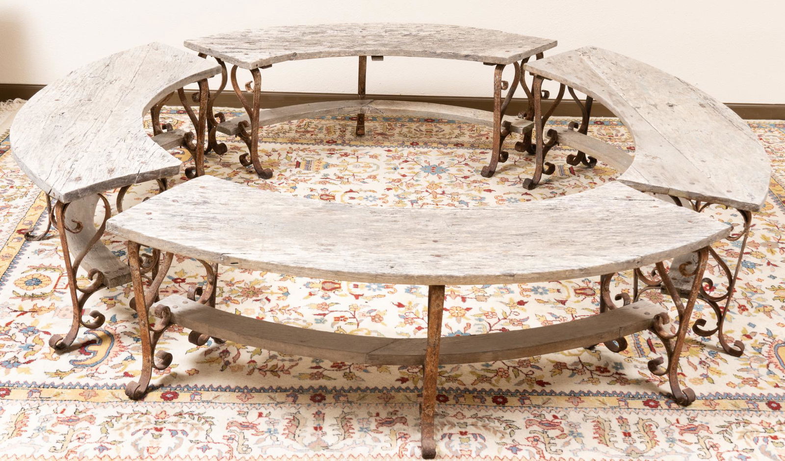 Set of (4) Outdoor Benches (1 of 4)